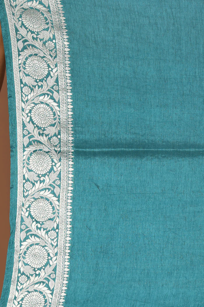 Rama Blended Khaddi Saree - Keya Seth Exclusive