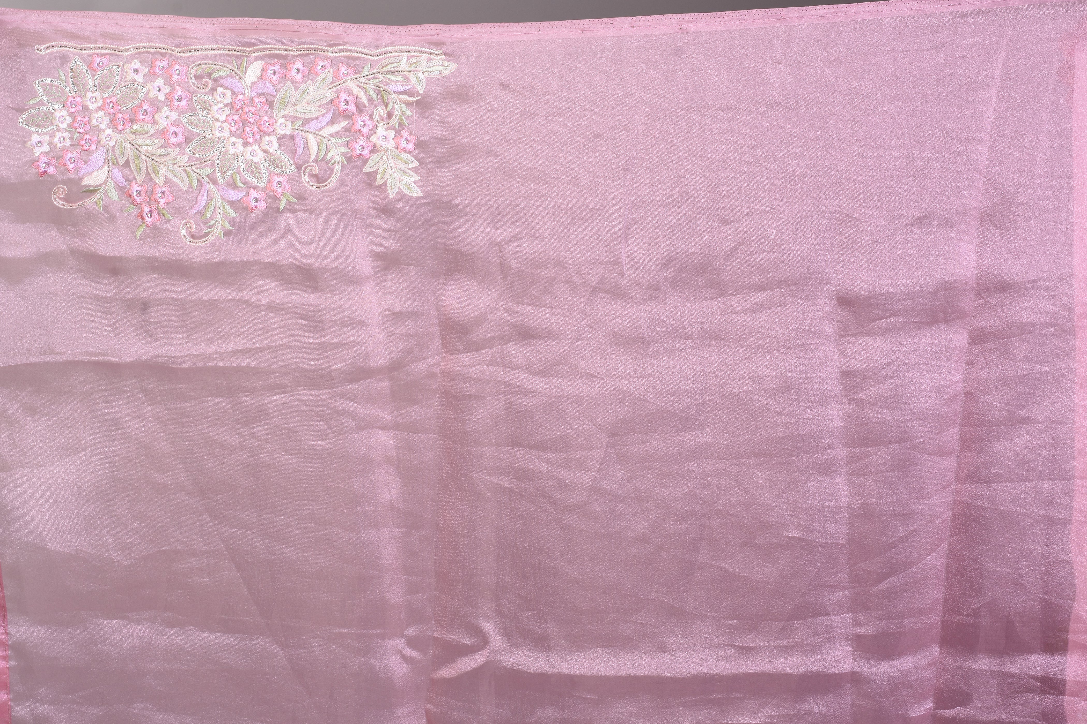 Fancy Pink Jimmy Choo Saree - Keya Seth Exclusive