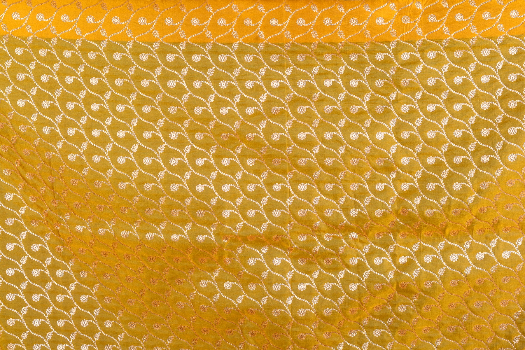 Olive Green Blended Katan Saree - Keya Seth Exclusive