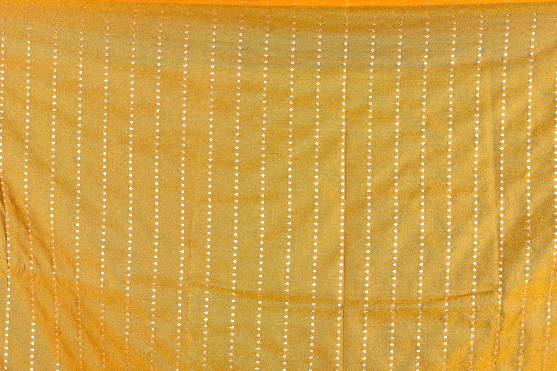 Blue and Yellow Blended Katan Saree - Keya Seth Exclusive