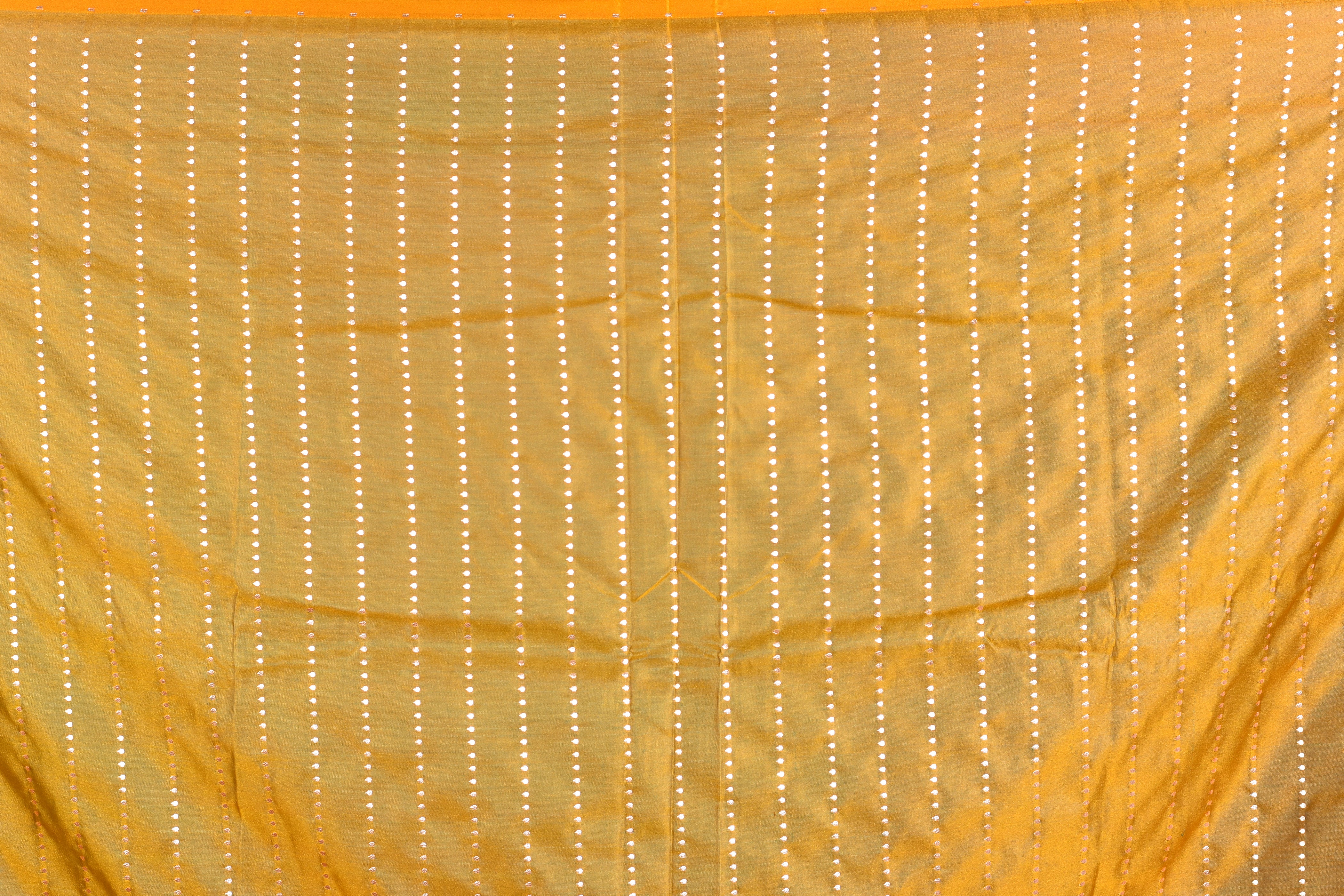 Purple and Yellow Blended Katan Saree - Keya Seth Exclusive