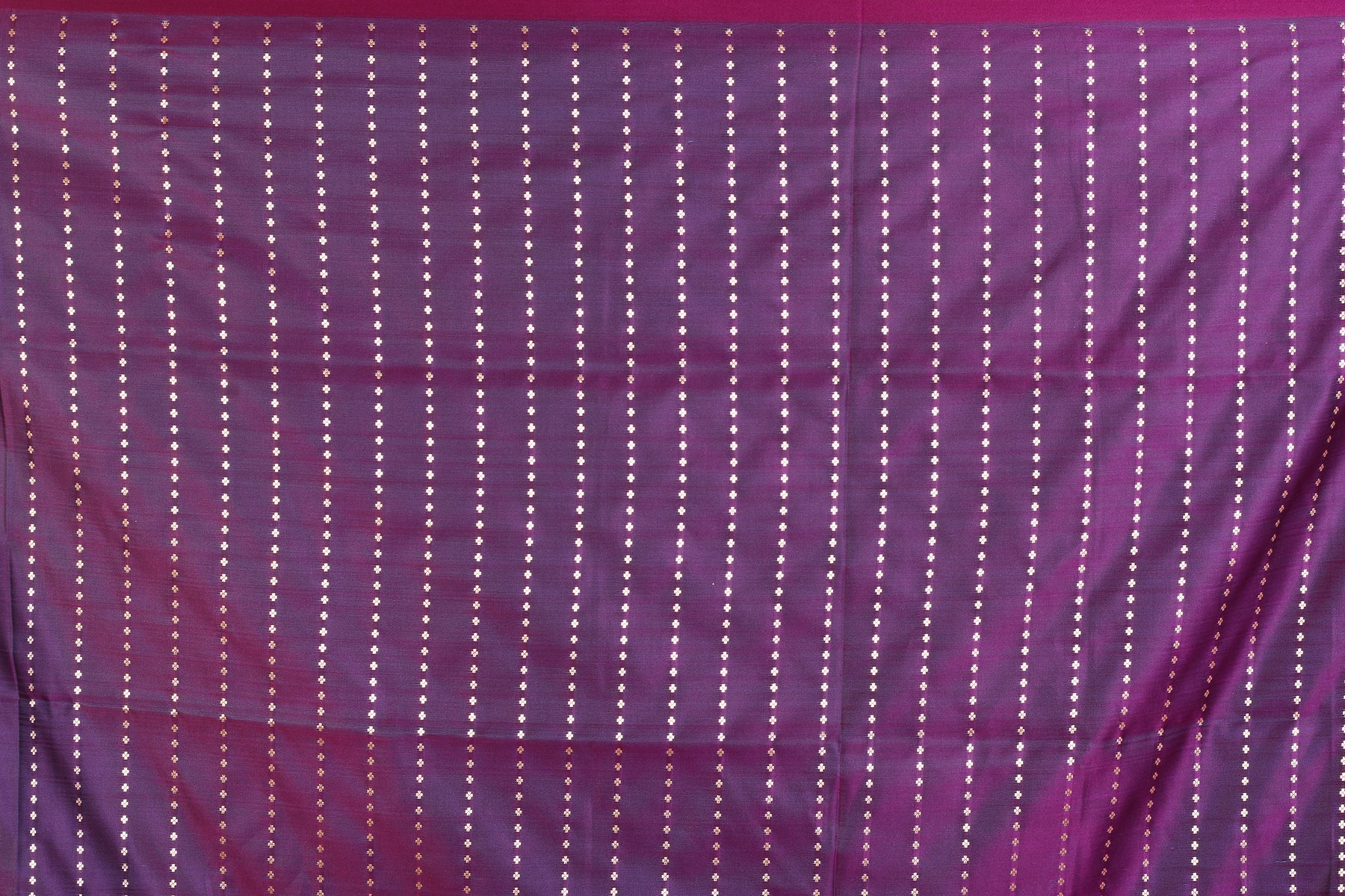 Magenta Blended Katan Saree - Keya Seth Exclusive