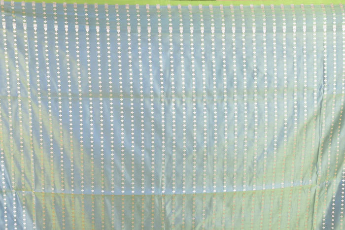 Mustard Mushroo Silk Saree - Keya Seth Exclusive