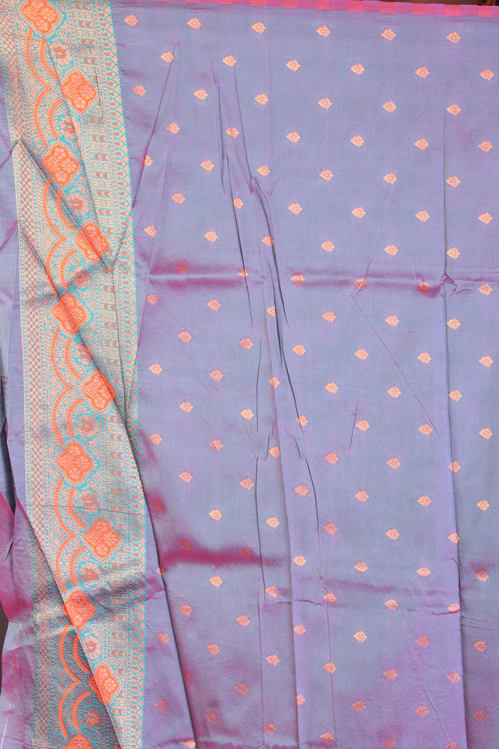 Pink Blended Kanjivaram Silk Saree - Keya Seth Exclusive