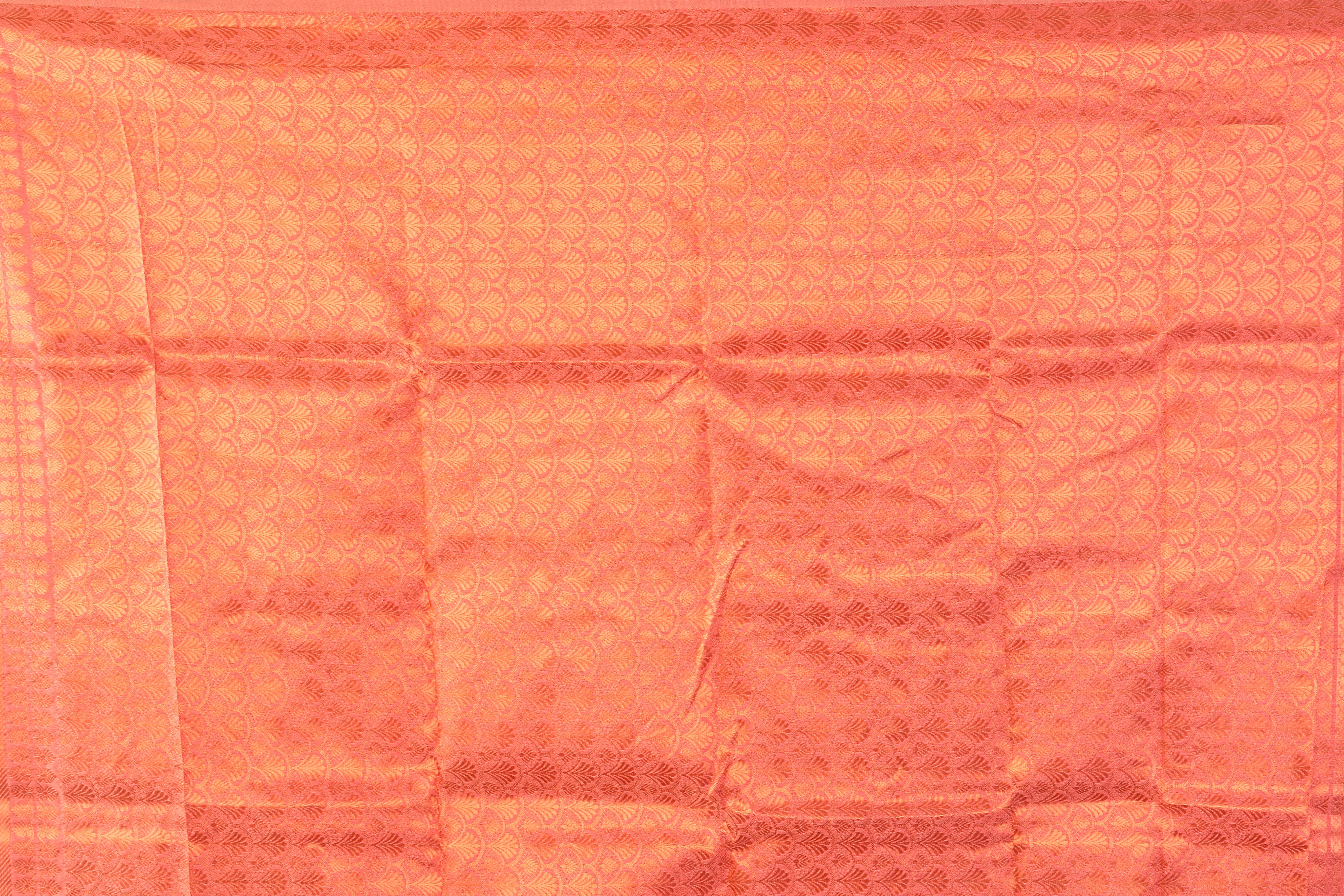 Peach Blended Katan Silk Saree - Keya Seth Exclusive