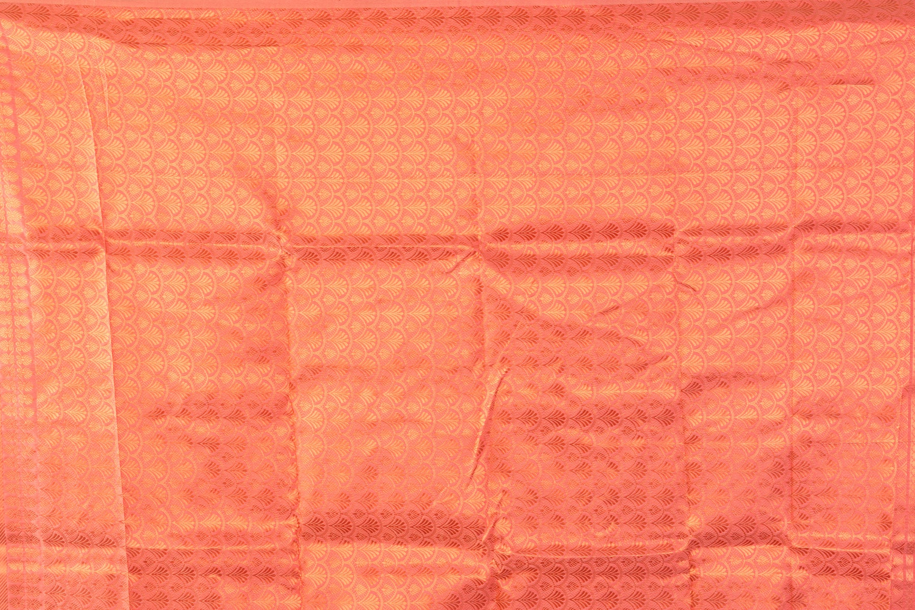 Peach Blended Katan Silk Saree - Keya Seth Exclusive