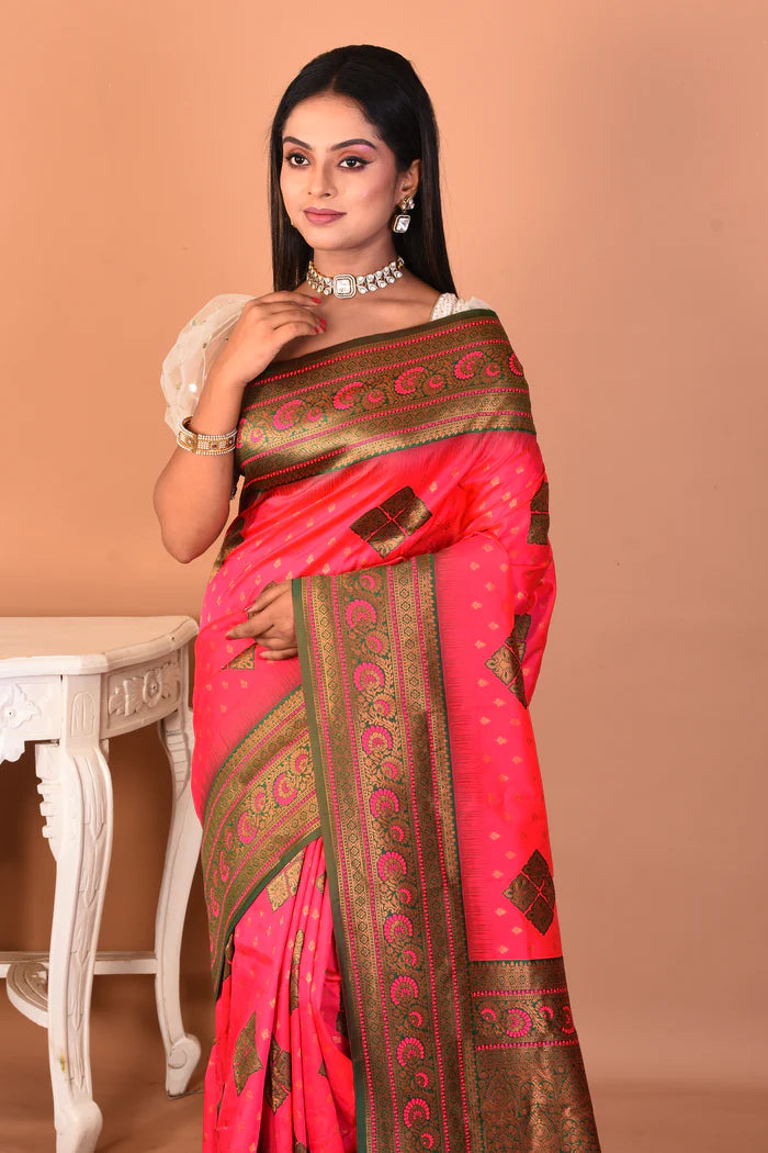 Rani Blended Kanjivaram Silk Saree - Keya Seth Exclusive
