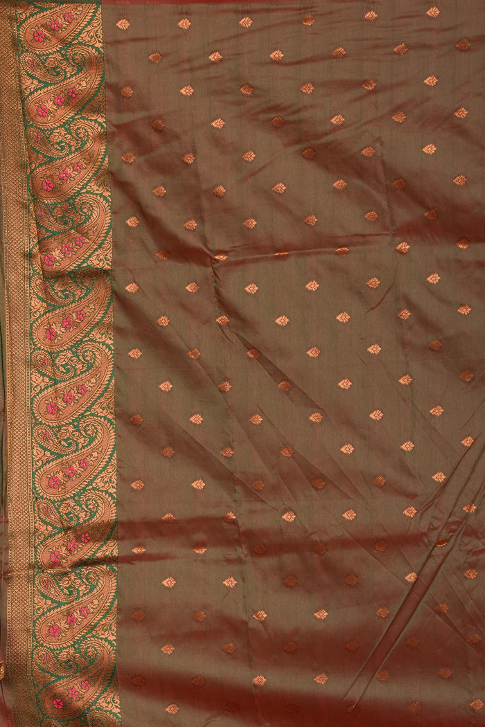 Pink Blended Kanjivaram Silk Saree - Keya Seth Exclusive