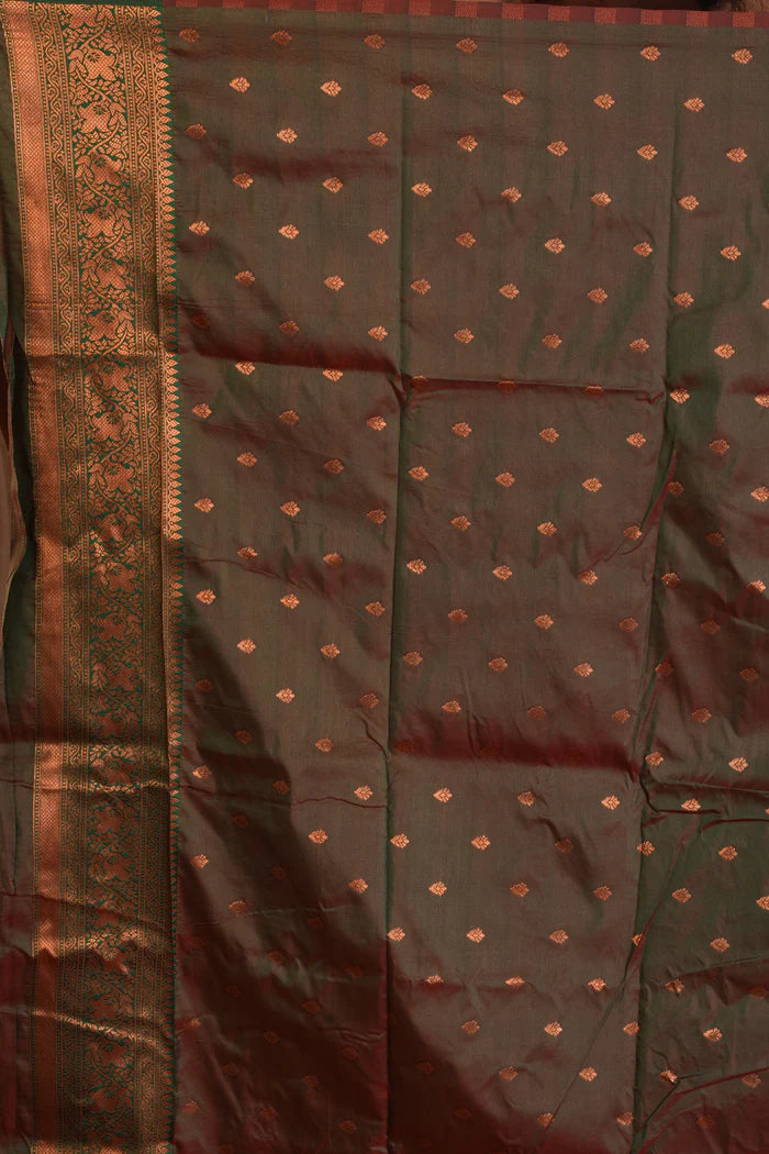 Pink Mushroo Silk Saree - Keya Seth Exclusive