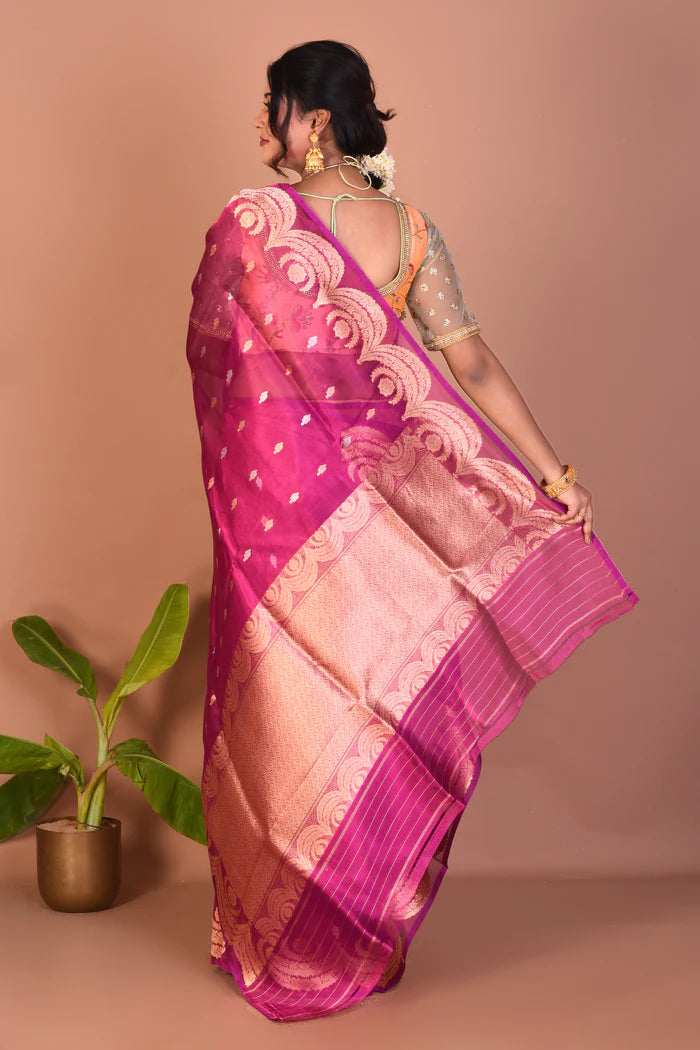 Rani Pure Tissue Saree - Keya Seth Exclusive