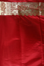 Load image into Gallery viewer, Floral Maroon Minakari Banarasi Saree - Keya Seth Exclusive