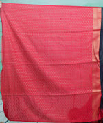 Load image into Gallery viewer, Black Dupion Silk Saree with Red Border - Keya Seth Exclusive