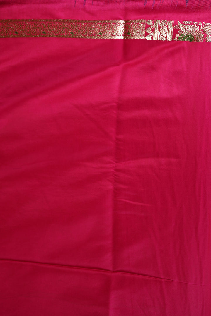 Hot Pink Minakari Banarasi Saree - Keya Seth Exclusive