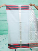 Load image into Gallery viewer, Lightweight White Soft Tissue Saree - Keya Seth Exclusive