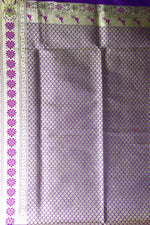 Load image into Gallery viewer, Blue and Purple Minakari Banarasi Saree - Keya Seth Exclusive