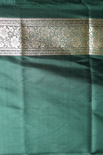 Load image into Gallery viewer, Deep Green Banarasi Saree - Keya Seth Exclusive