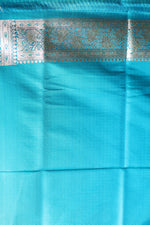 Load image into Gallery viewer, Light Blue Banarasi Saree - Keya Seth Exclusive