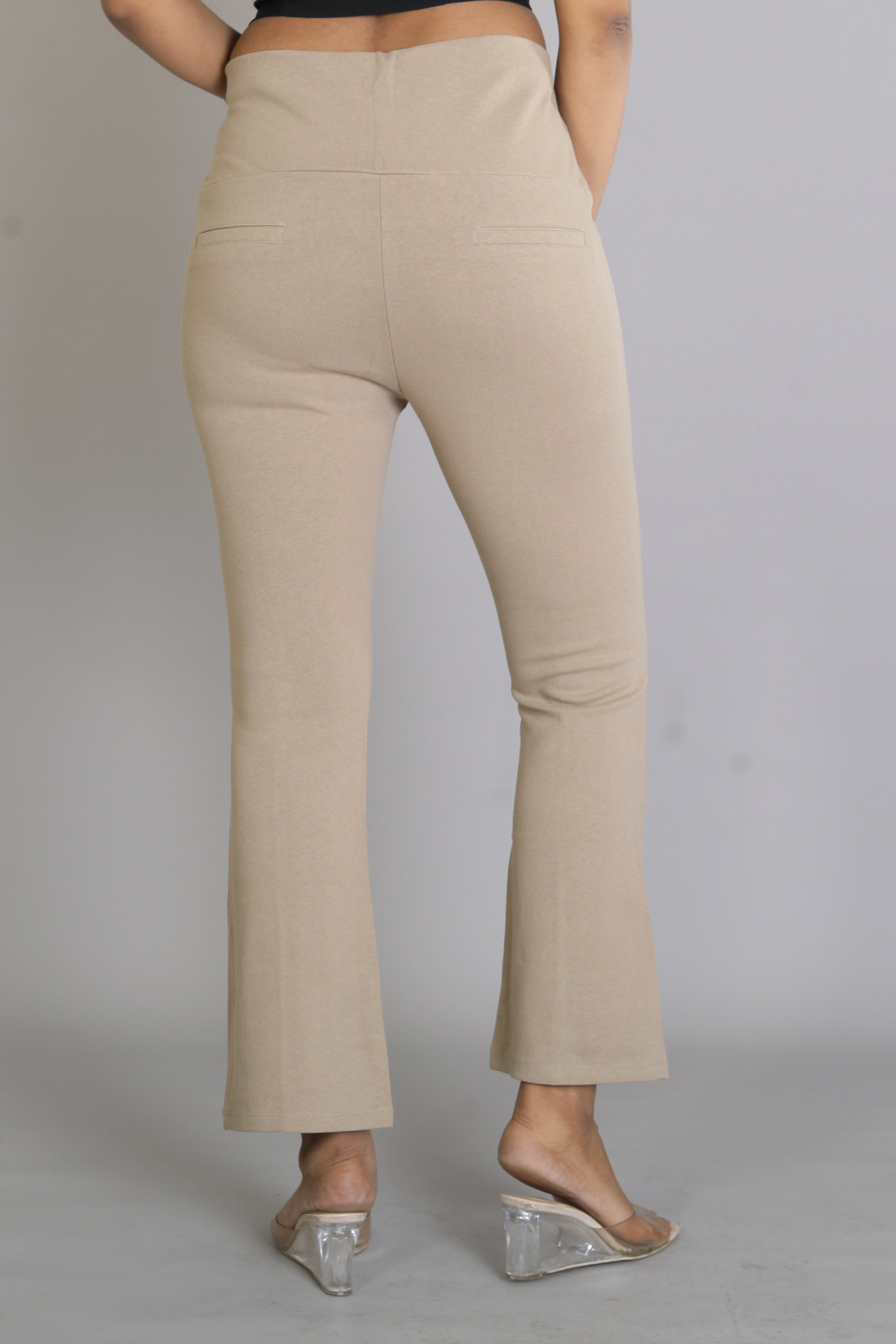 Women's Solid Brown Jeggings - Keya Seth Exclusive
