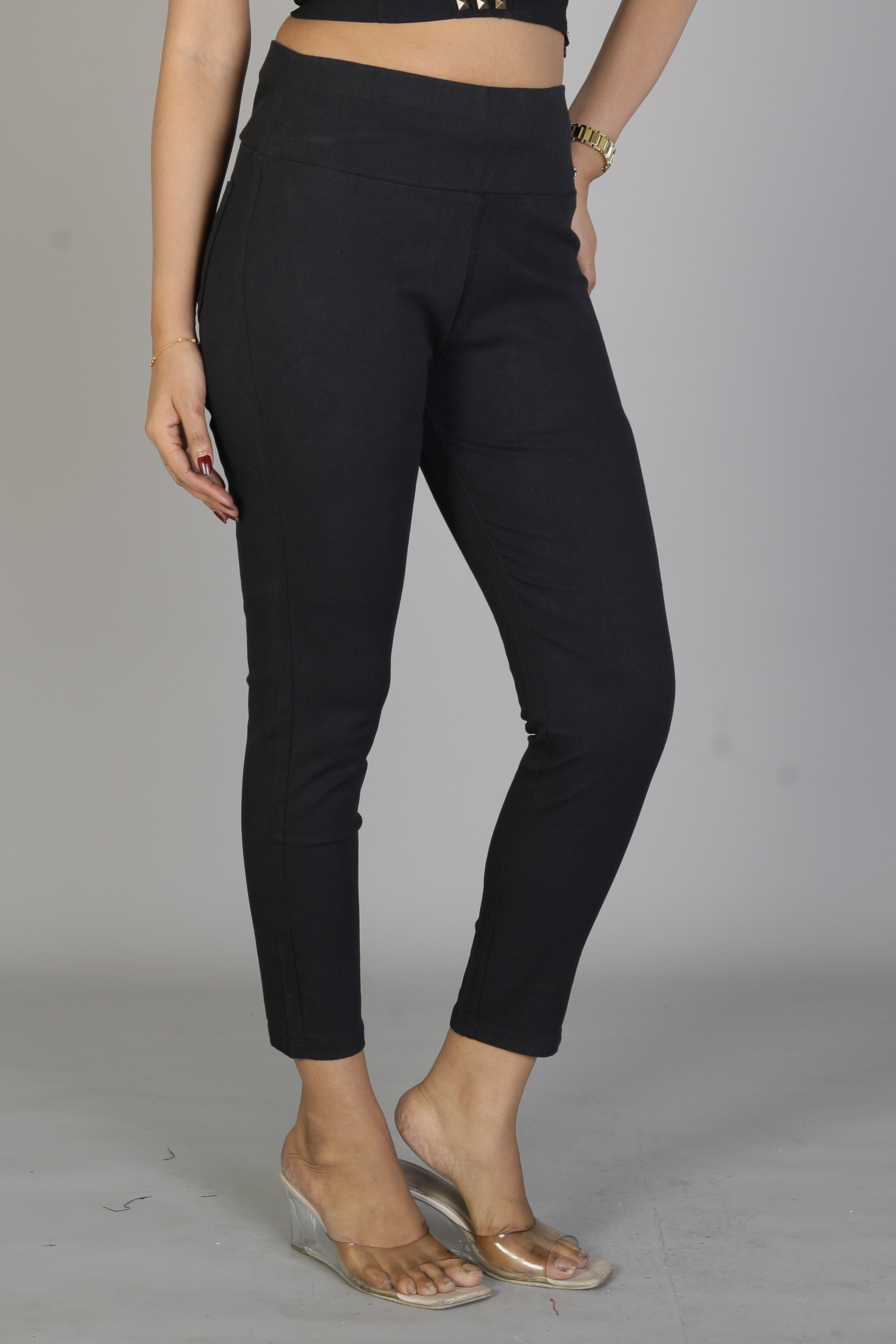 Women's Trendy Black Jeggings - Keya Seth Exclusive