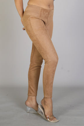 Women's Solid Brown Jeggings - Keya Seth Exclusive