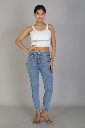 Women's Shaded Blue Jeggings - Keya Seth Exclusive