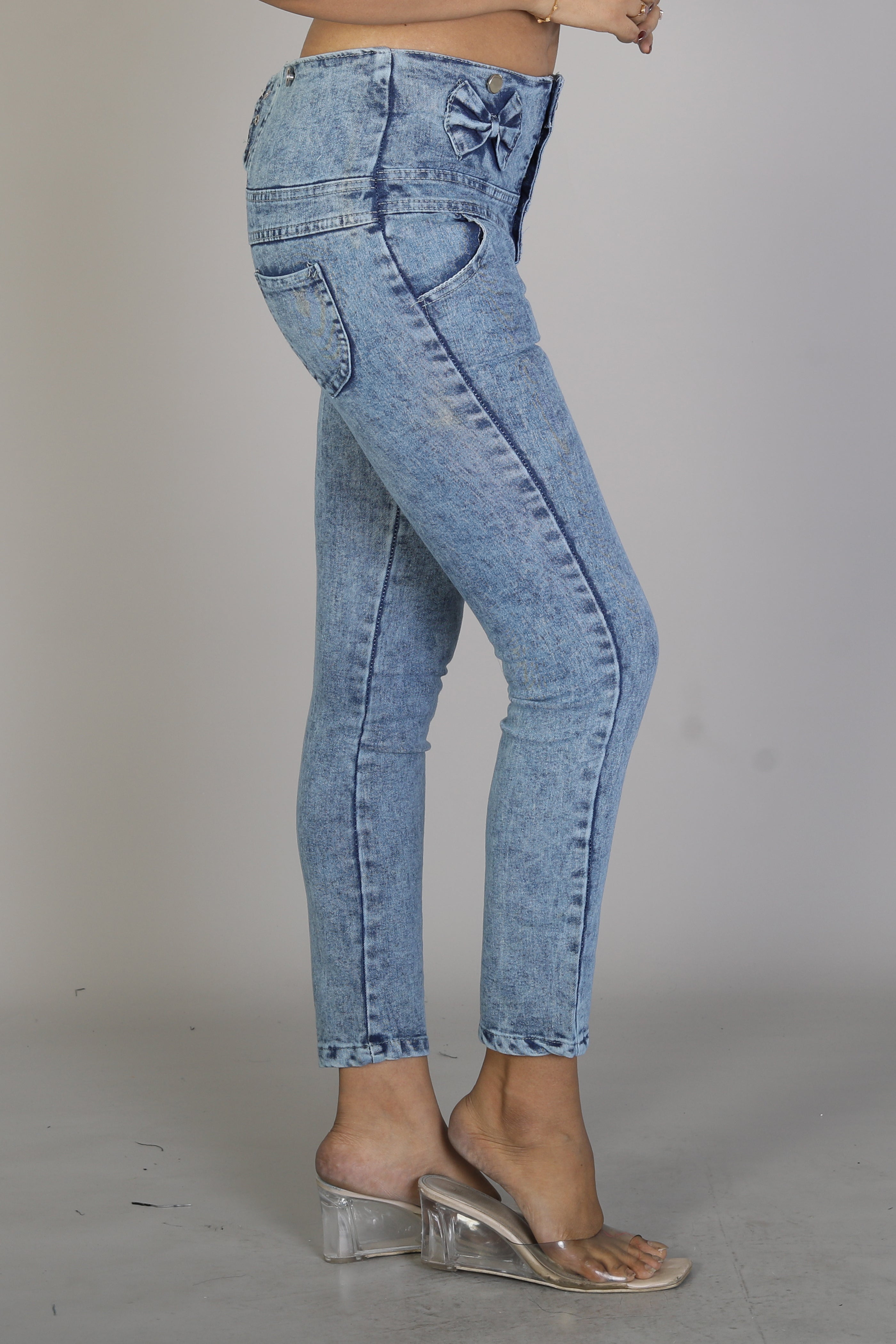 Women's Shaded Blue Jeggings - Keya Seth Exclusive