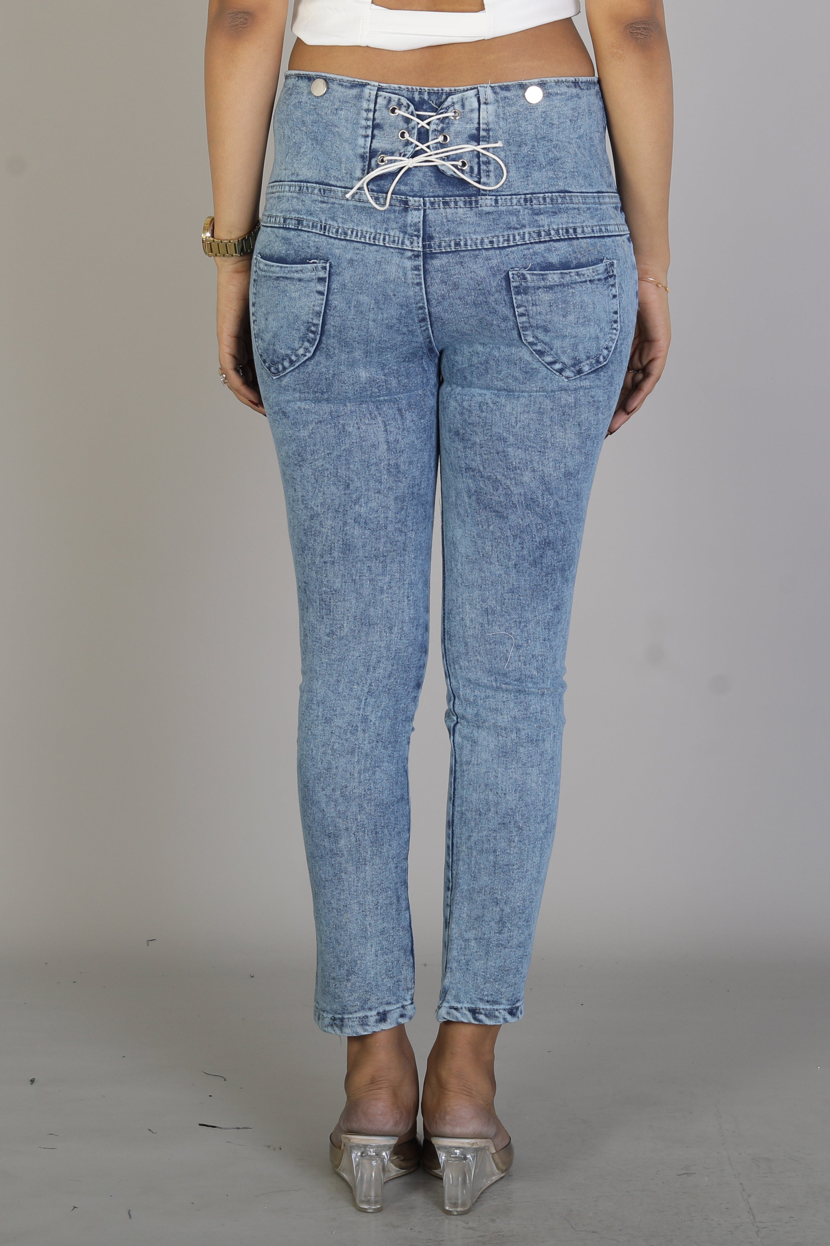 Women's Shaded Blue Jeggings - Keya Seth Exclusive