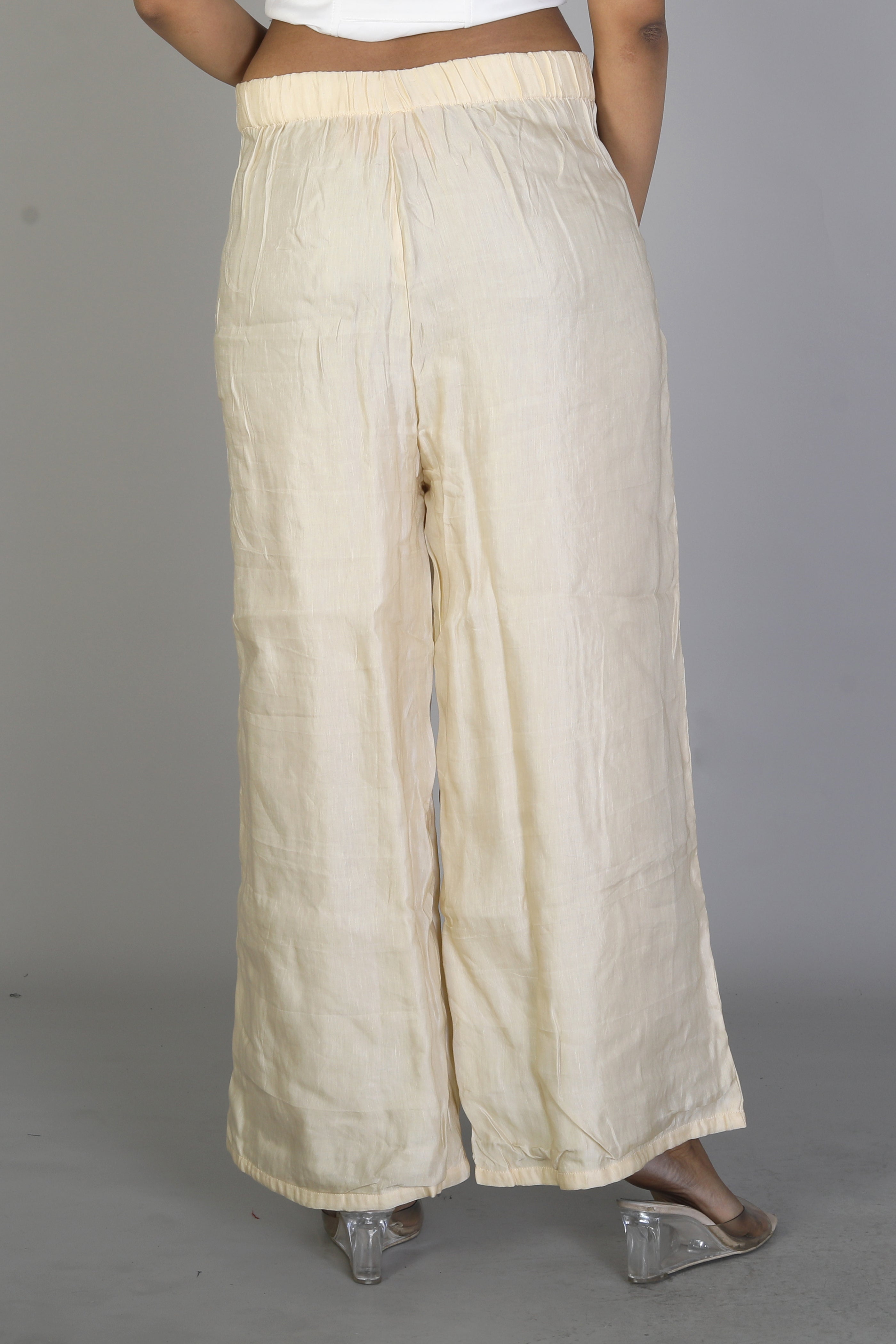 Women’s Offwhite Palazzo - Keya Seth Exclusive