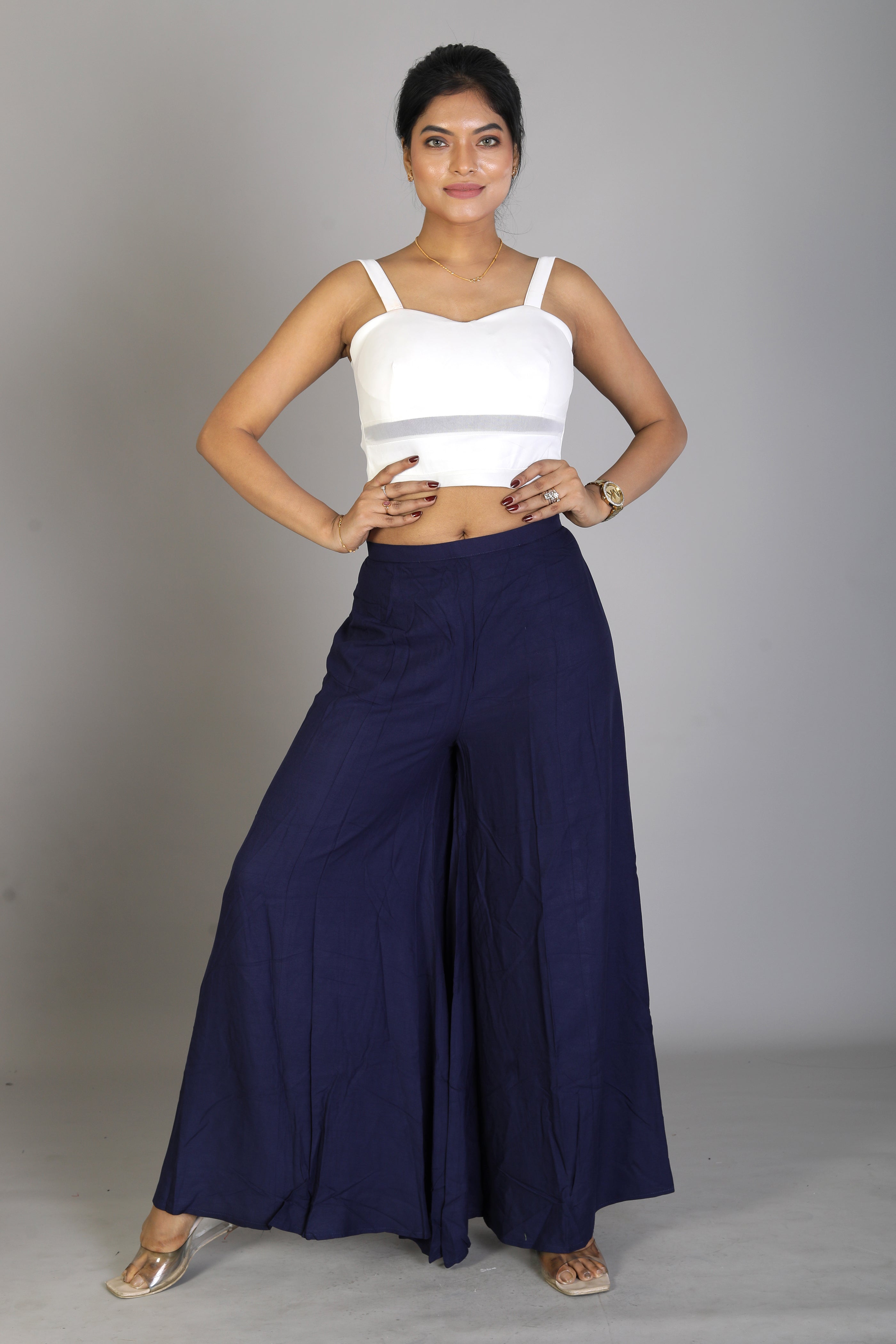 Women’s Blue Palazzo - Keya Seth Exclusive