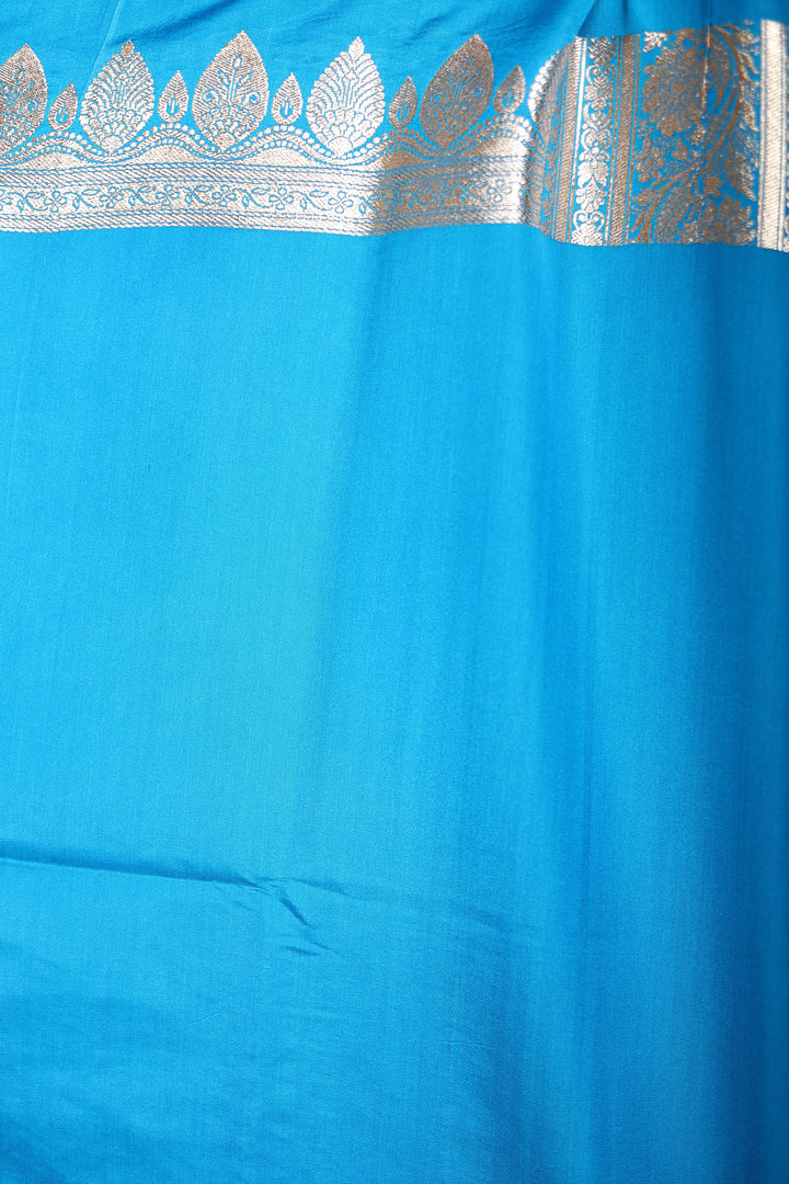 Light Sky Blue Banarasi Saree - Keya Seth Exclusive