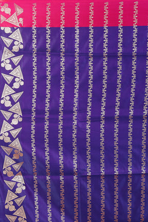 Violet Blended Mashru Silk - Keya Seth Exclusive