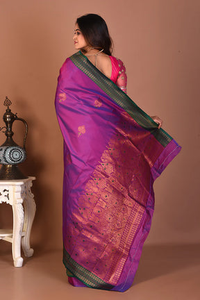 Violet Art Silk Saree - Keya Seth Exclusive