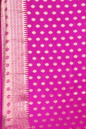 Magenta Blended Mashru Silk - Keya Seth Exclusive