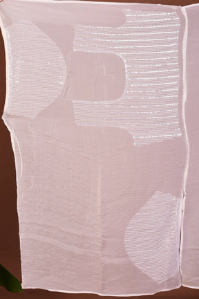 White Jimmy Choo Saree - Keya Seth Exclusive