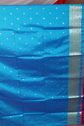Dual Tone Magenta Blended Mashru Silk - Keya Seth Exclusive