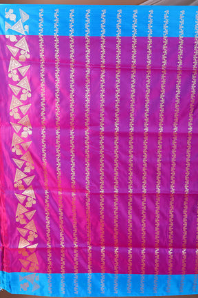 Purple Blended Mashru Silk - Keya Seth Exclusive
