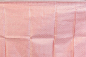 Peach Blended Crushed Tissue Saree - Keya Seth Exclusive