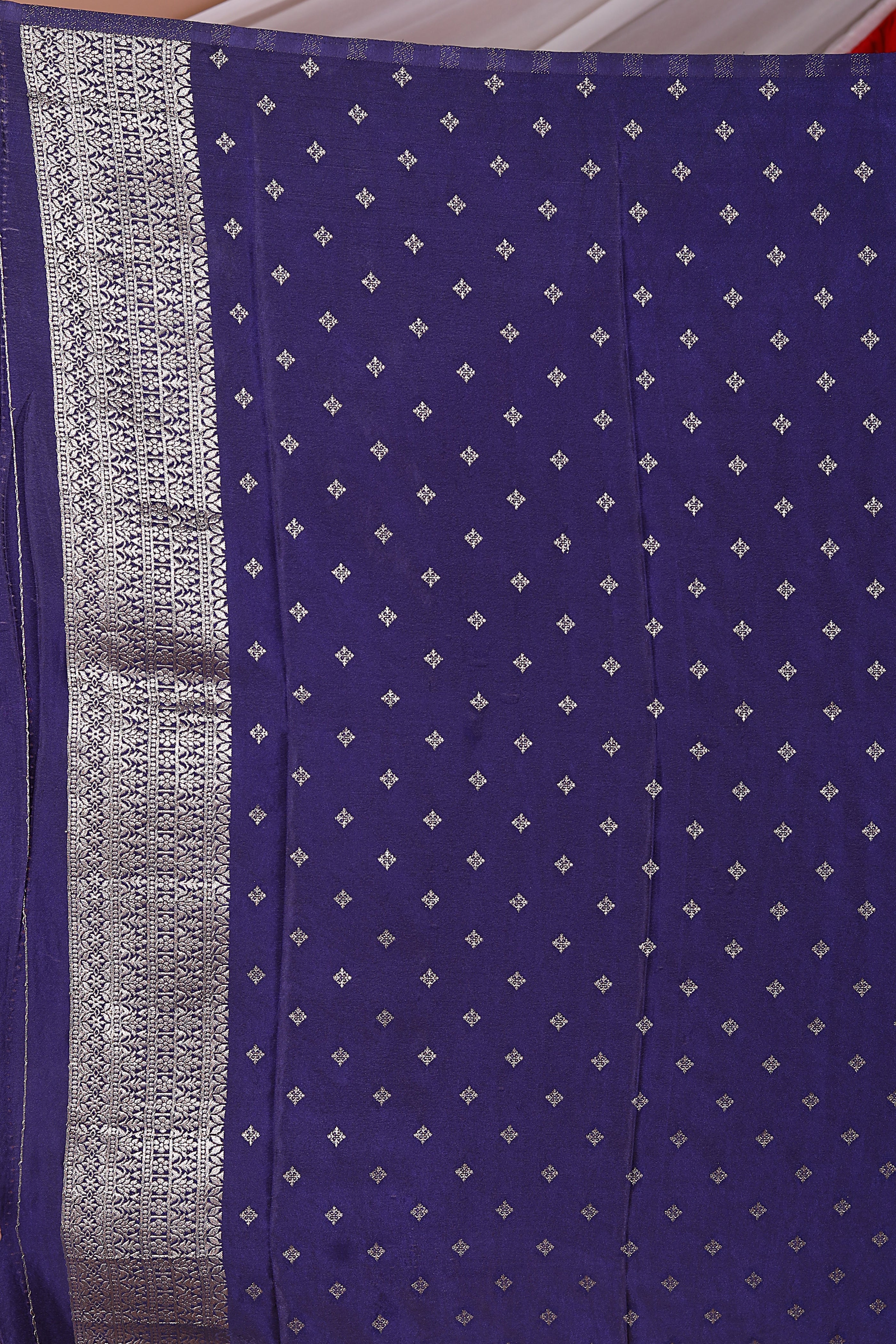 Violet Blended Mashru Silk - Keya Seth Exclusive