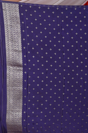 Violet Blended Mashru Silk - Keya Seth Exclusive