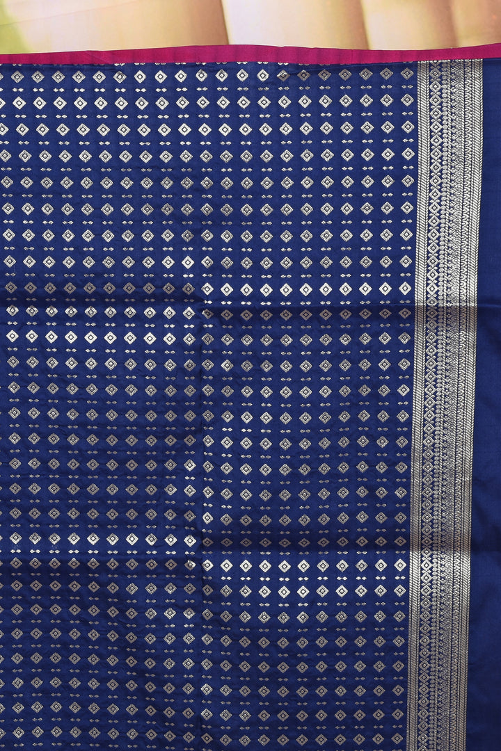 Elegant Deep Blue Semi Silk Saree - Keya Seth Exclusive