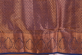 Navy Blue Art Silk Saree - Keya Seth Exclusive