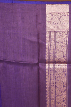 Royal Blue Pure Tissue Saree - Keya Seth Exclusive