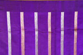 Violet Pure Katan Saree - Keya Seth Exclusive
