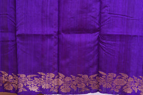 Violet Pure Tussar Saree - Keya Seth Exclusive