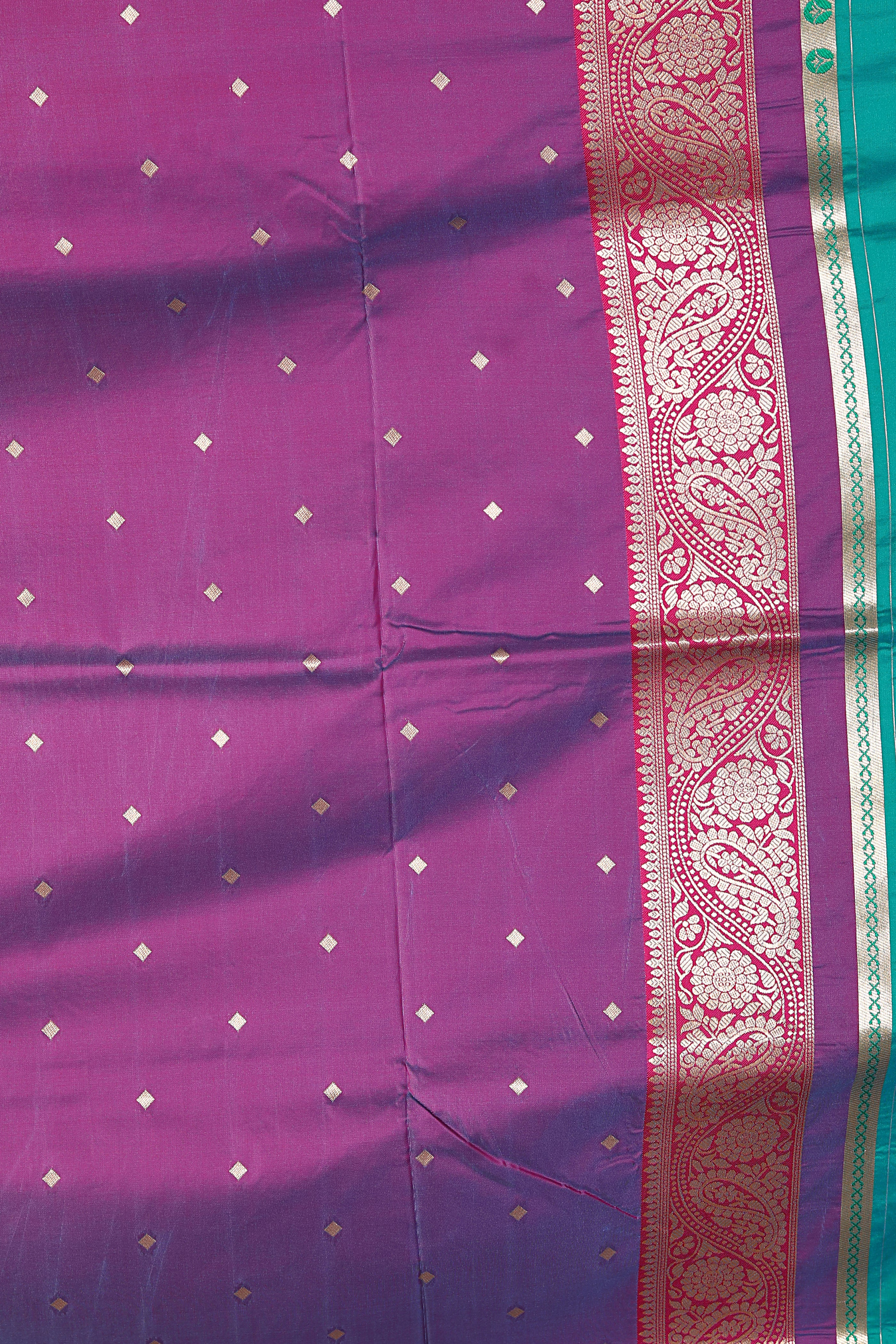 Rama Green Blended Mashru Silk - Keya Seth Exclusive