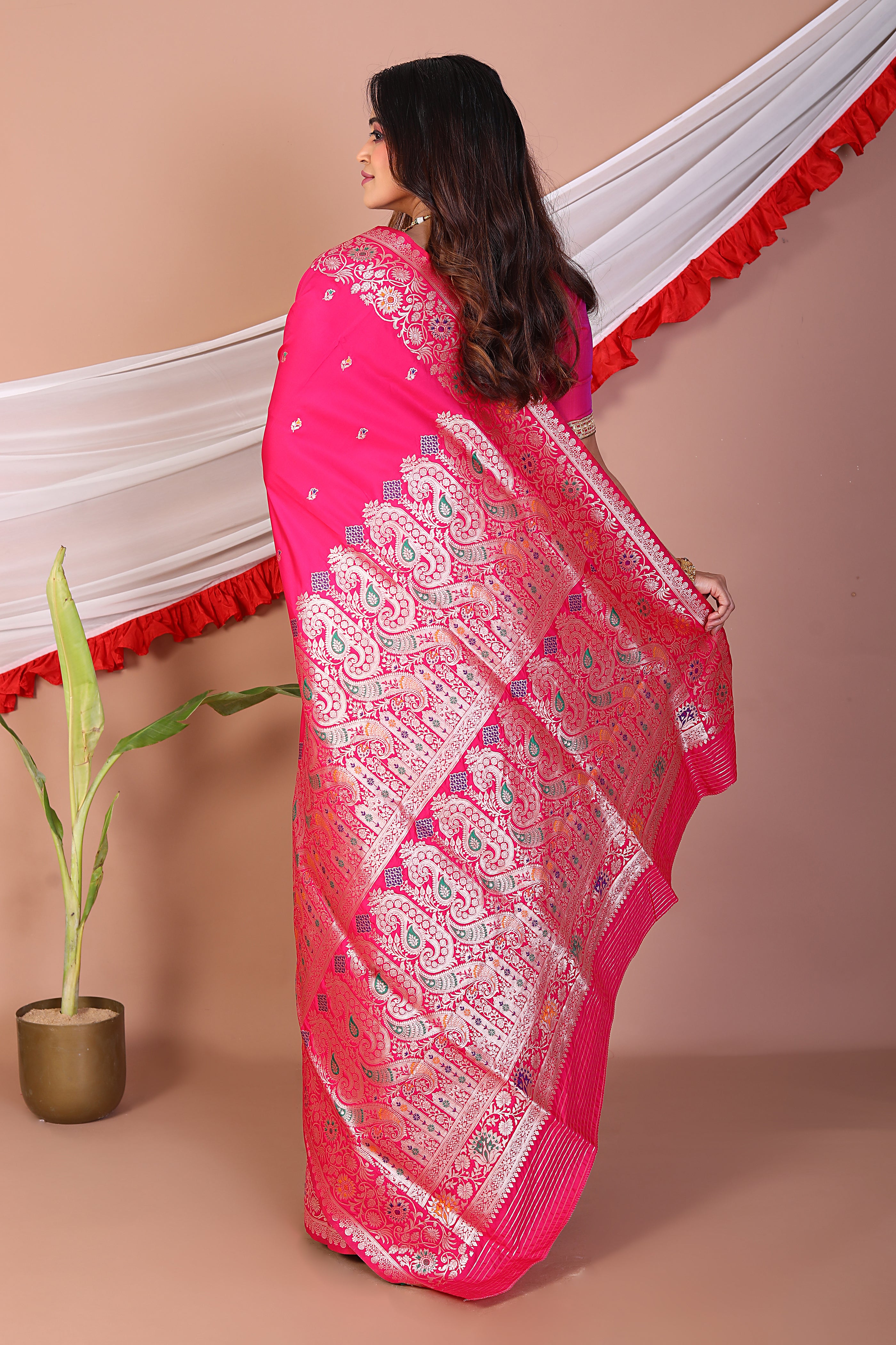 Rani Art Silk Saree - Keya Seth Exclusive