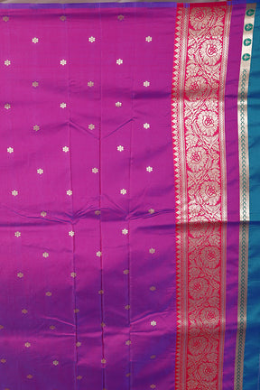 Blue Blended Mashru Silk Saree - Keya Seth Exclusive