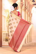 Load image into Gallery viewer, Gorgeous Offwhite Kota Saree
