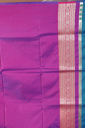 Blue Blended Mashru Silk Saree - Keya Seth Exclusive