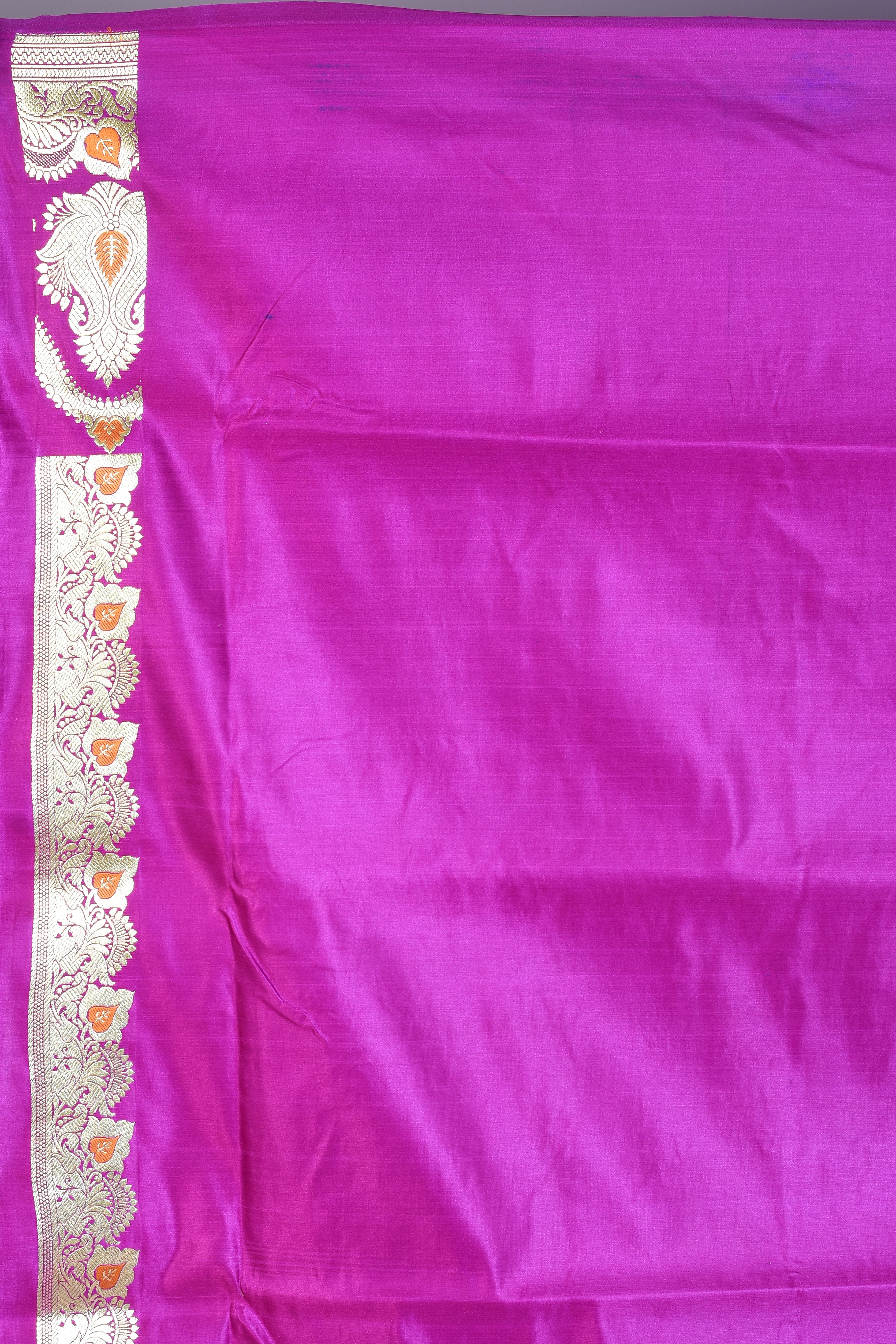 Magenta Banarasi Saree with Blouse Piece - Keya Seth Exclusive